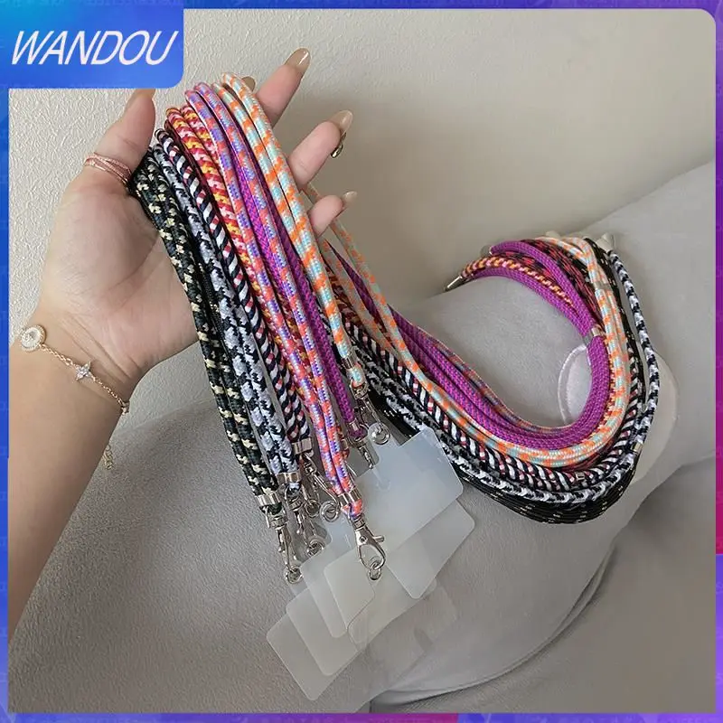 

Nylon High Quality Mobile Phone Lanyard Beautiful Phone Hanging Rope Adjustable Lightweight Smartphone Hain Office Accessories