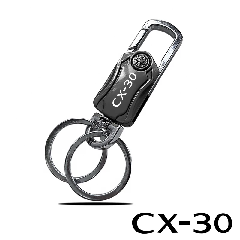 _ Кольца брелок для ключей из драгоценного металла Mazda CX30 автомобильные