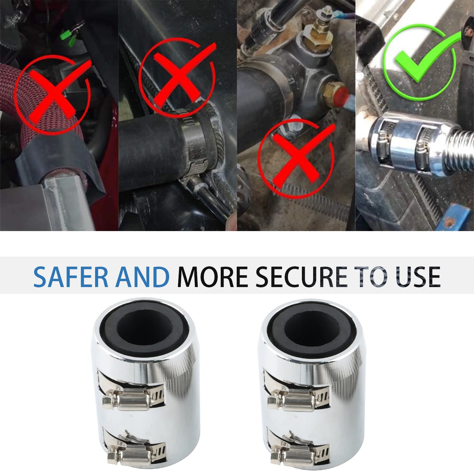 Гибкий шланг радиатора из нержавеющей стали 24 дюйма (61 см)