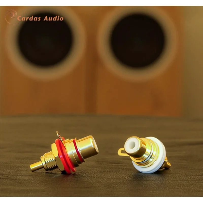 Фото Оригинальный позолоченный RCA-разъем Cardas Audio CTFA производства США №4