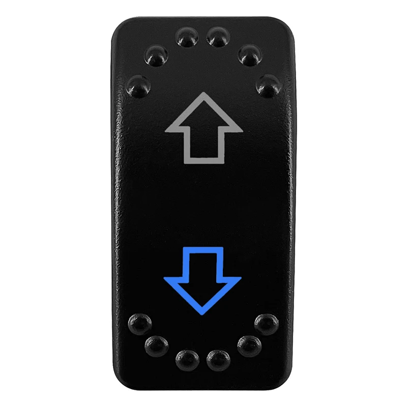 

3-ходовой светодиодный клавишный переключатель 12 В/24 В DPDT ВКЛ. Выкл. Водонепроницаемая мгновенная лебедка вверх вниз самосвал ящик стрелы для автомобиля лодки машины