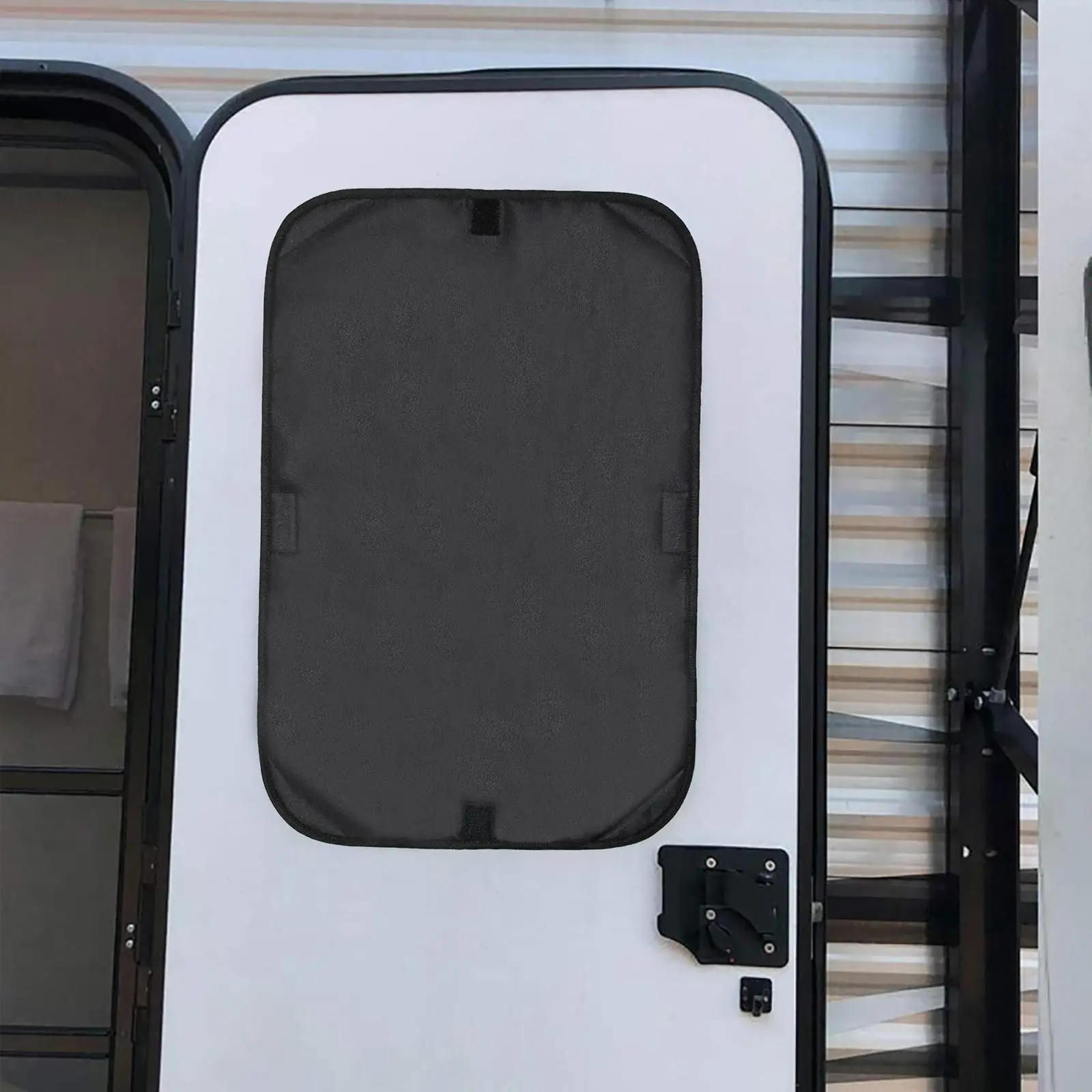 

2x RV Door Window Shade Cover 15.94x24.41inch Double-Layer Sunshield Window Cover UV Protection for Regulating Temperature