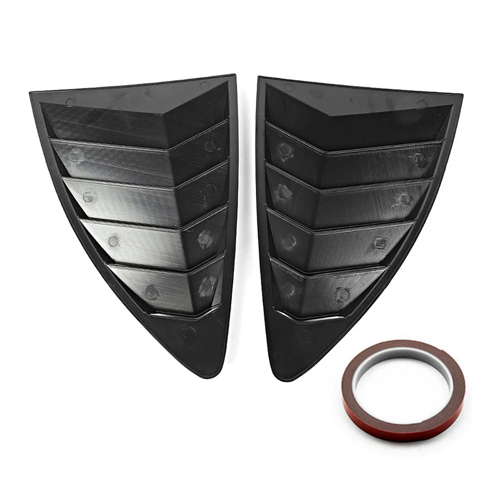 

1 пара боковых воздушных потоков для заднего стекла автомобиля, самоклеящиеся воздушные потоки, украшение для впуска воздуха, автомобильна...