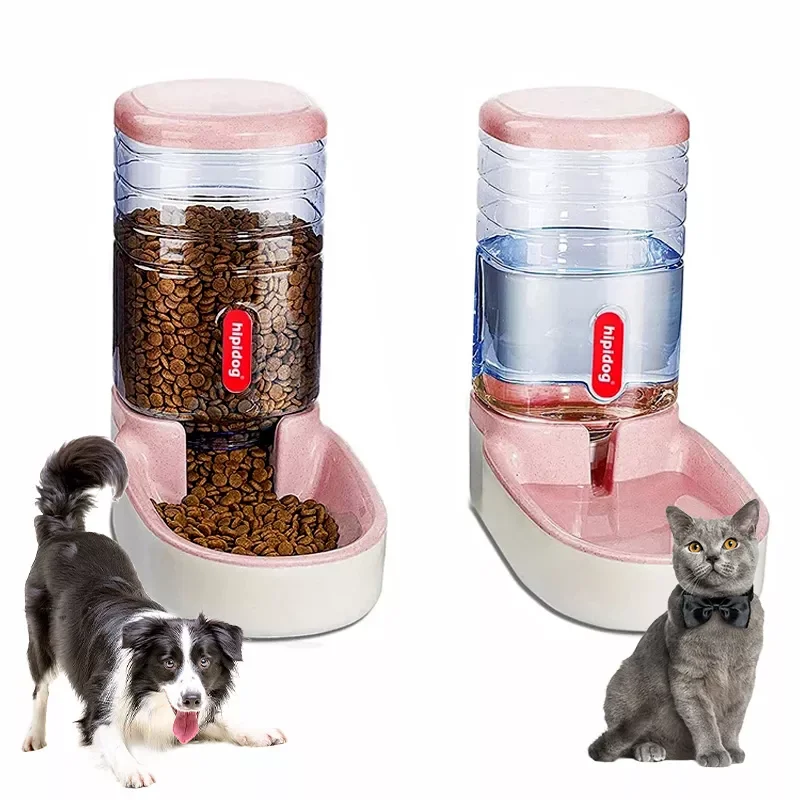 

Cat Drinker Feeder Kitten Water Food Dispenser Automatic Feeder Drinker for Cats Dogs Pet Cats Water Fountain Cat Accessories