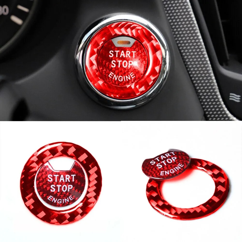 Наклейки на крышку кнопки включения и остановки двигателя с декоративной