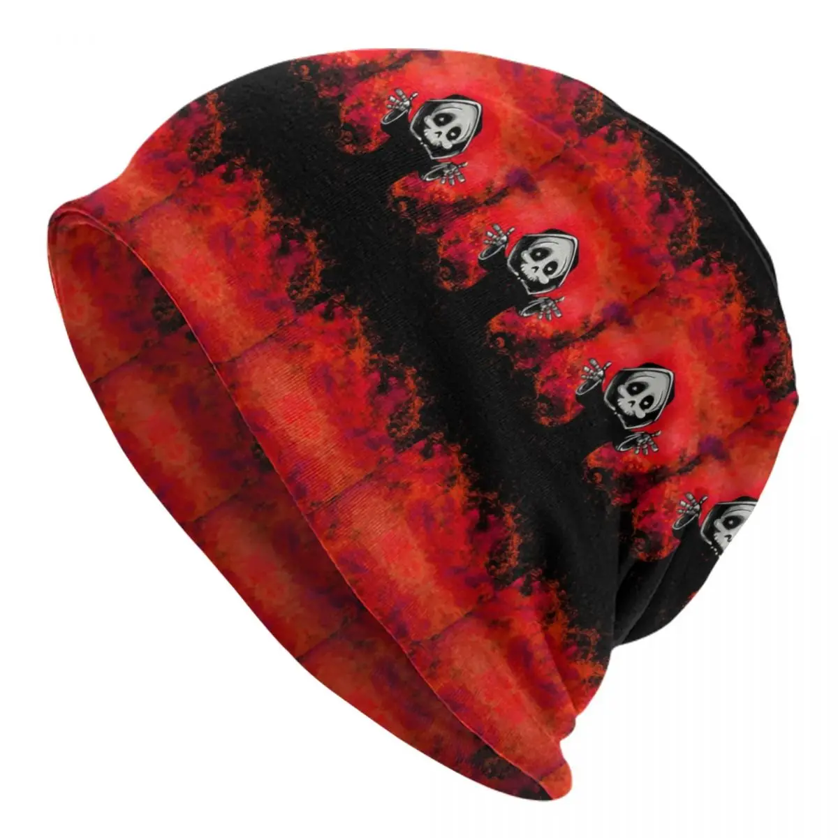 

Обнимающий меня ужас шляпа с черепом шапки Модная вязаная шапка для женщин мужчин теплые зимние шапочки на Хэллоуин облегающие шапки