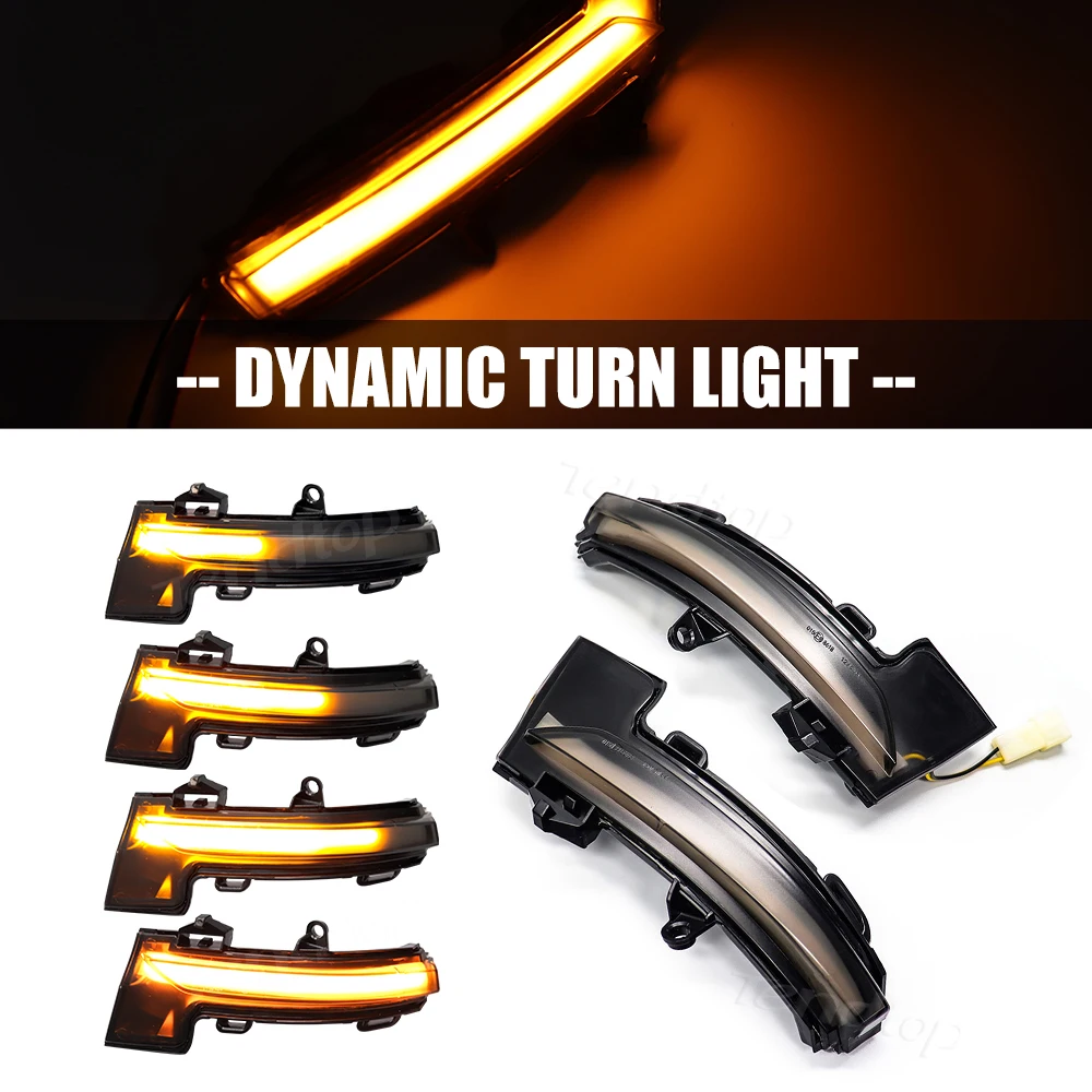 Динамический фонарь поворотника для Skoda Octavia 3 Mk3 III A7 5E VW T-roc Troc T-cross 2014 2015 2017 2018 2019