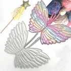 Детский костюм бабочки для девочек, для косплея, вечеринки, крыла ангела, звезды, Сказочная палочка, палочка, подарок на день рождения, украшение на День святого Валентина