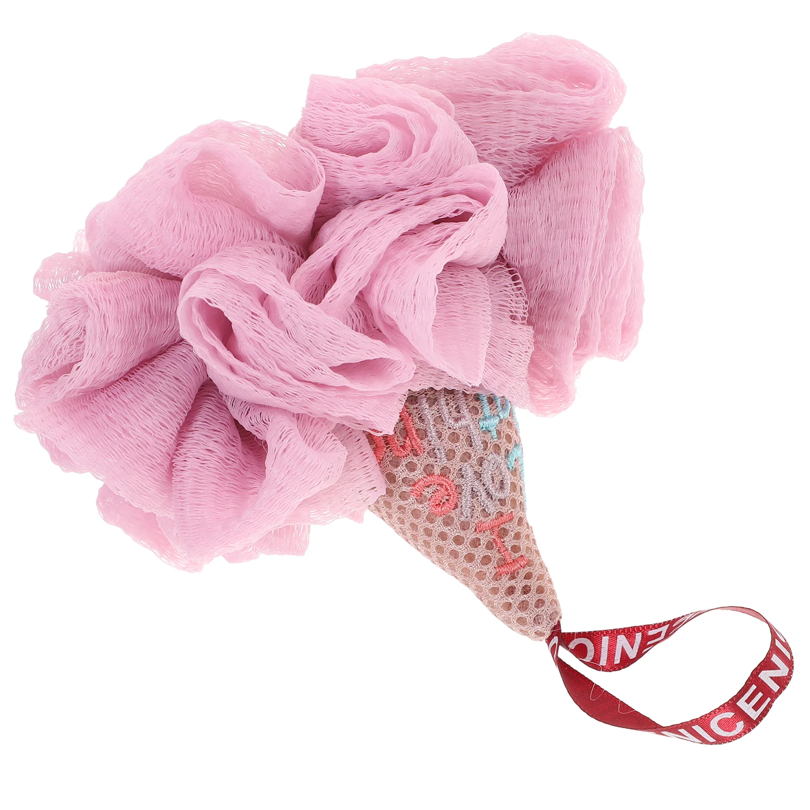 Бытовой шарик для ванны губка скруббер принадлежности душа или PE пуф мультяшные