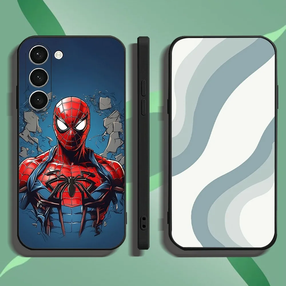 Чехол для телефона Hero S-Spider-M-Man Samsung Galaxy A52 A12 A51 S21 Edge S22 ULTRA S23 S20LITE Plus Ultra Black Cover