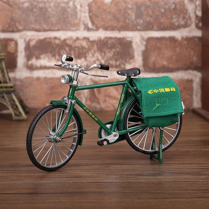 

Antique Bicycles Model Mini Metal Gift Simulation Old Style Handle Nostalgic Item Home Decoration