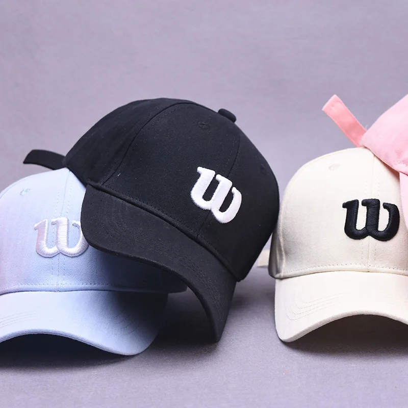 Детская бейсбольная Кепка с вышивкой букв W Новинка весна-лето 2022 модная кепка