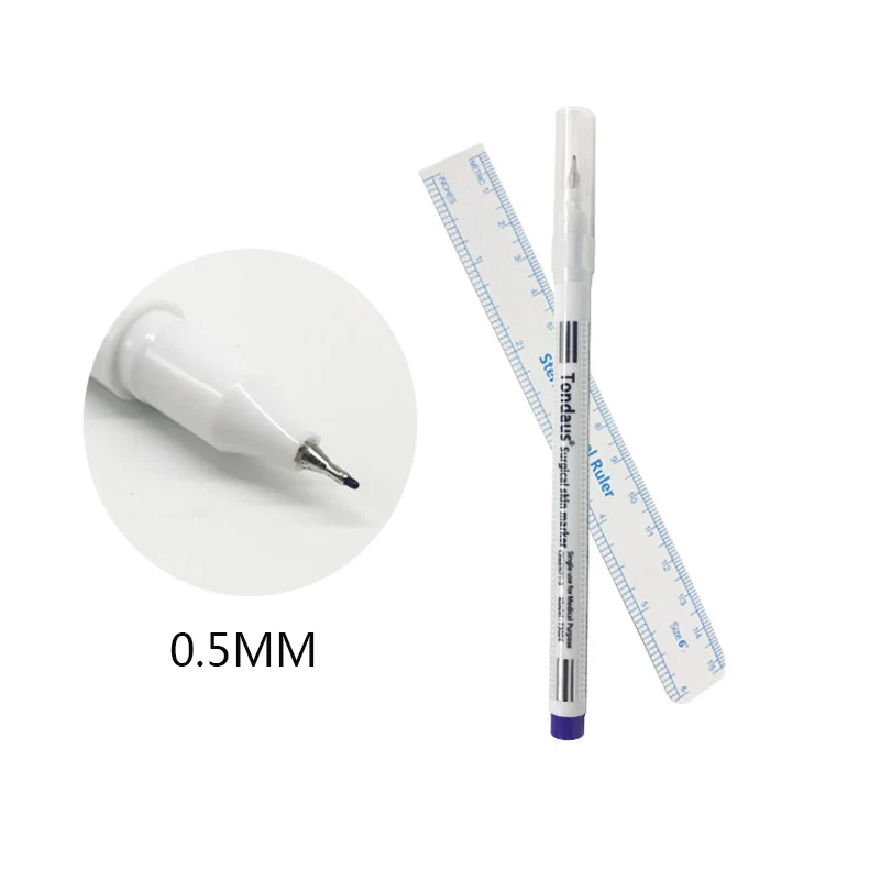 

Синяя тату-ручка, 1 шт., аксессуары для перманентного макияжа, маркер для кожи, ручка для бровей, губ, чернильный инструмент, микроблейдинг, товары для PMU