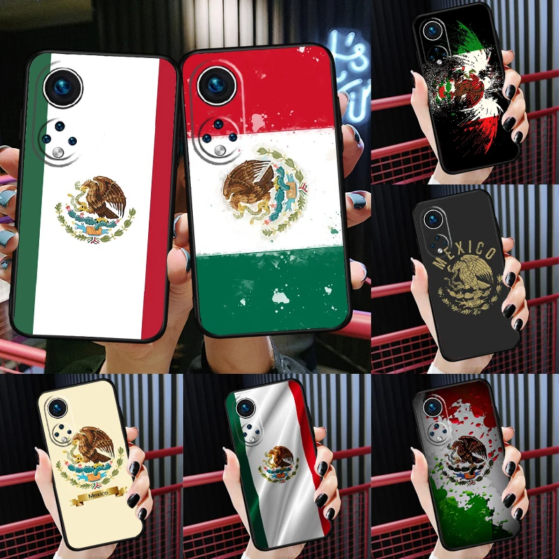 

Mexico Flag Fundas For Huawei P40 Lite P20 P30 P50 Pro P Smart 2019 Nova 9 Nova 5T Case For Honor 50