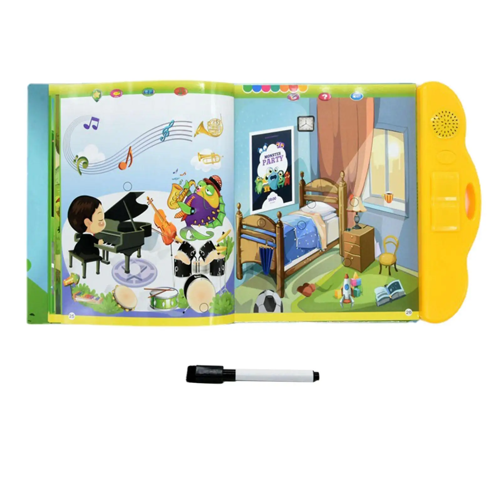 

Russian Learning Machine Tablet Toys Letters Animals for Teaching Exercise