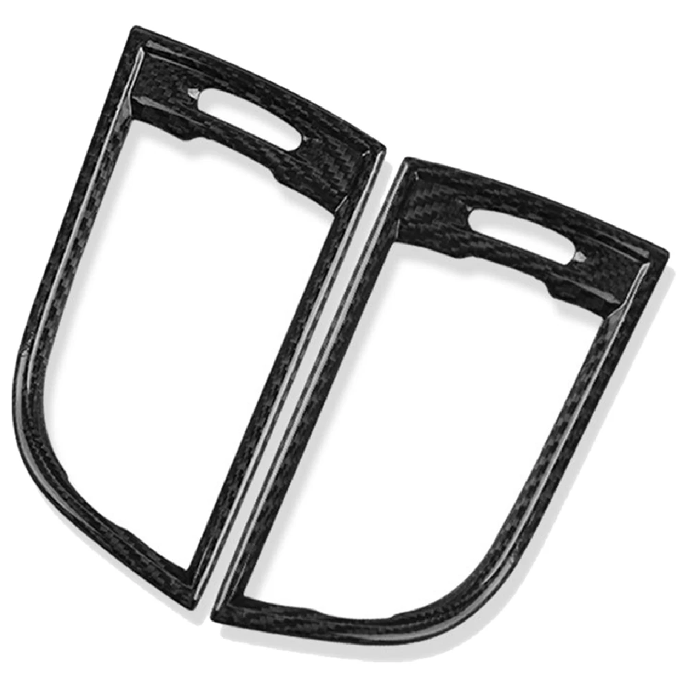 

Car Carbon Fiber Left and Right AC Air Outlet Vent Trim Frame for Porsche 2015-2020 Macan