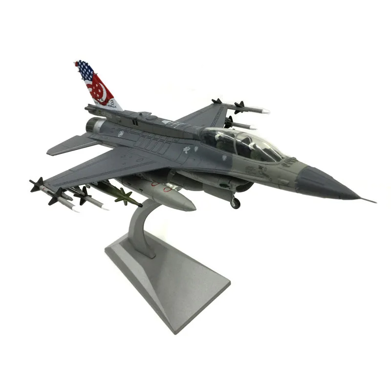Фото Nsmodel F-16D Fighting Falcon, литая под давлением металлическая модель реактивной модели, Сингапурский самолет ВВС, коллекционный дисплей, самолет, подарок, авиационные фанаты №3