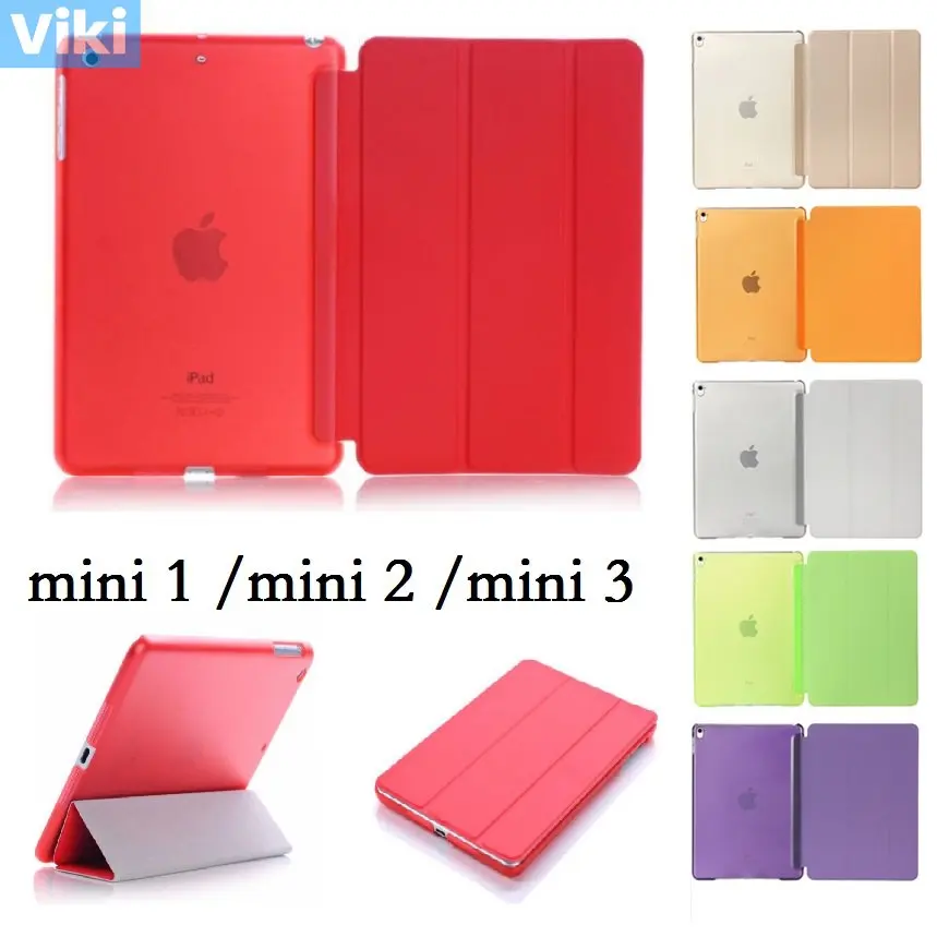 

Тонкий чехол-книжка из ПВХ для iPad mini 2 mini 3, 7,9 дюйма
