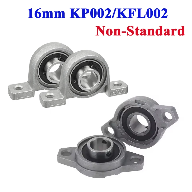Самовыравнивающийся фланцевый подшипник KFL002 KP002 16 мм