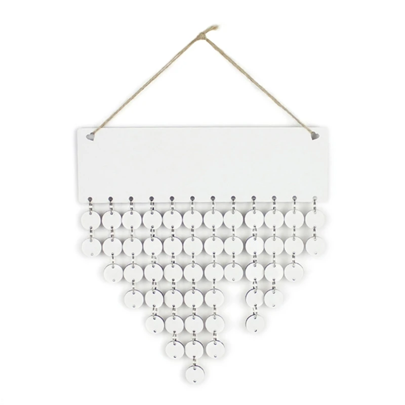 

DIY Wooden Family Friends Date Mark Sign Sublimation Blanks Calendar Board Decor