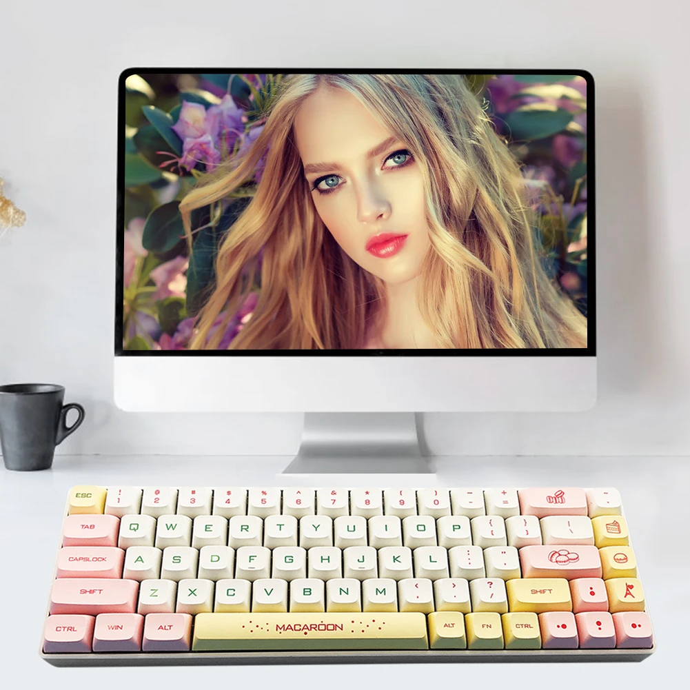 Клавиатура Механическая с 127 клавишами PBT Набор колпачков для клавиш XDA MX Switch