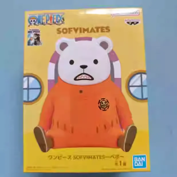 Фото Bandai оригинальная цельная фигурка Sofvimates Bepo Sofubi, натуральная кавайная аниме-фигурка, модель, коллекционные игрушки №1