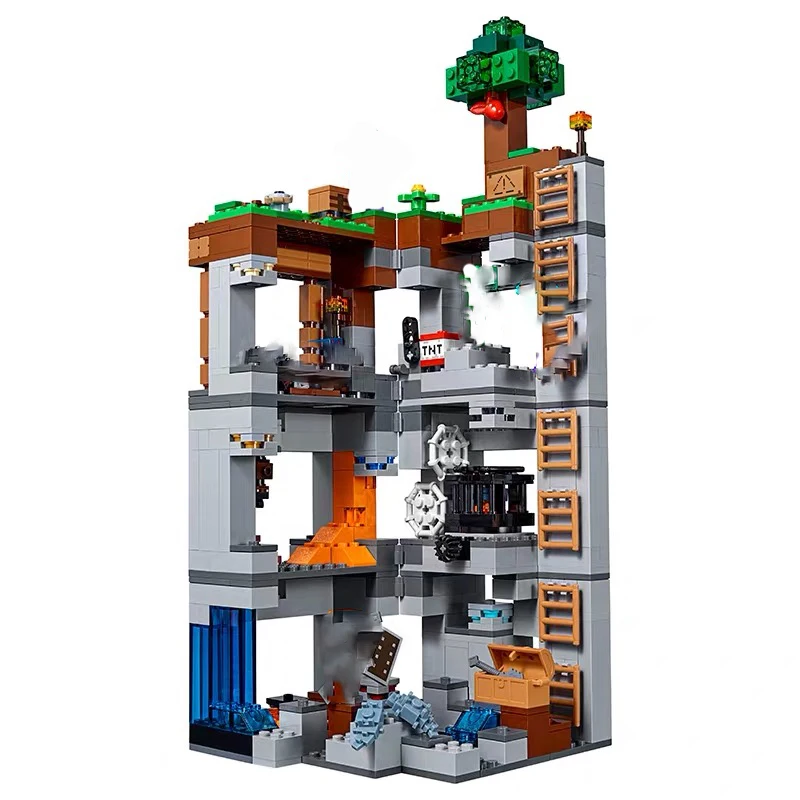 

666pcs myworld The Bedrock Adventures Building Blocks kits Compatible 21147 Toy