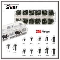 240pcs m2 m2 5 m3 laptop notebook computer replacement screws kit ssd electronic repair accessories for sony dell ibm hp toshiba