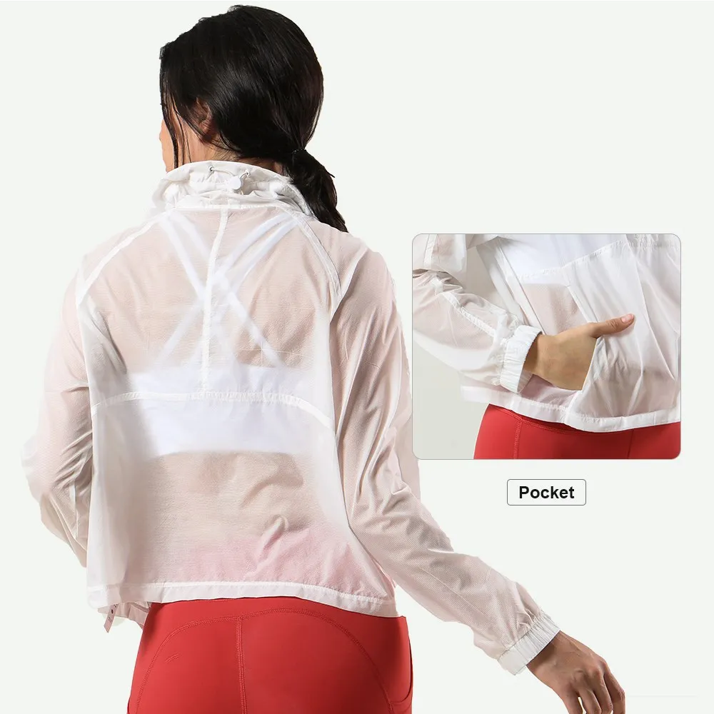 Sports Sunscreen Jacket Out Door Women UV Protect Running Climbing Cycling Active Wear Daily Camping Training Fitness Gym Coat