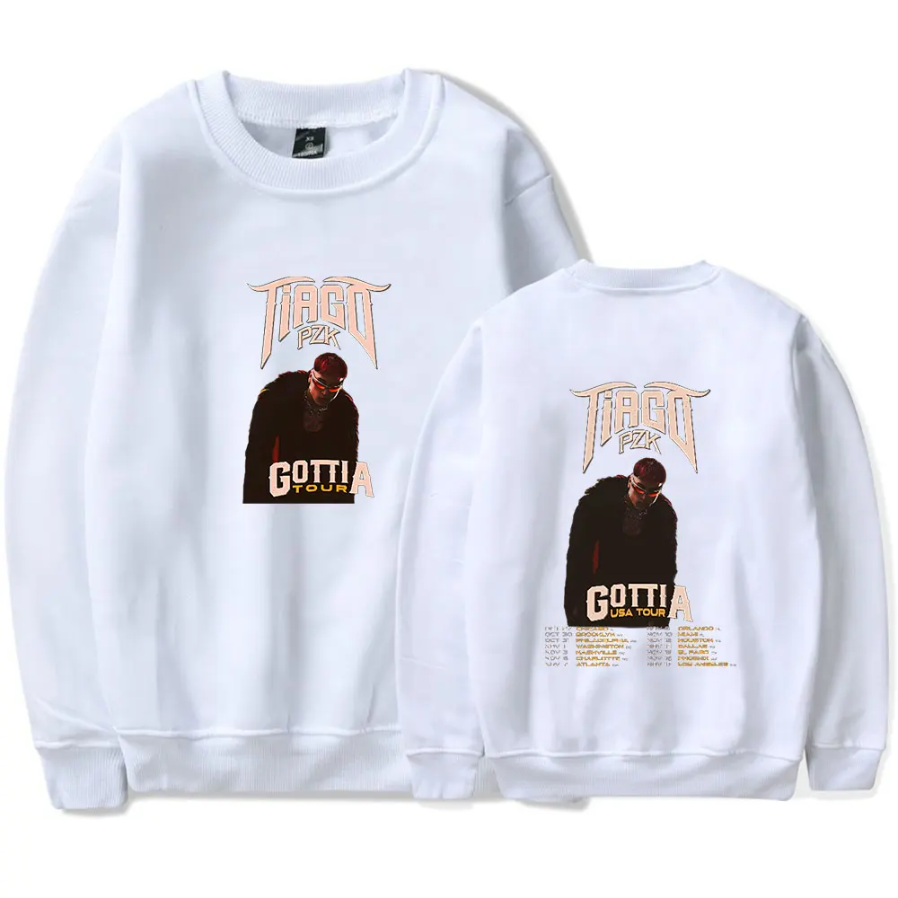 Tiago PZK Толстовка Мужская/Женская Уличная одежда Модный пуловер Хип-хоп Пуловер с