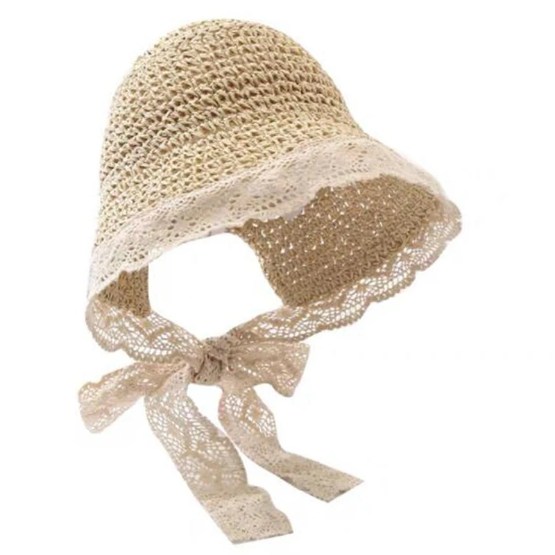 

Straw Hat chapeau femme Beach UV Protection Cap New Women Summer Visors Hat Foldable Sun Hat Wide Large Brim Beach Hats