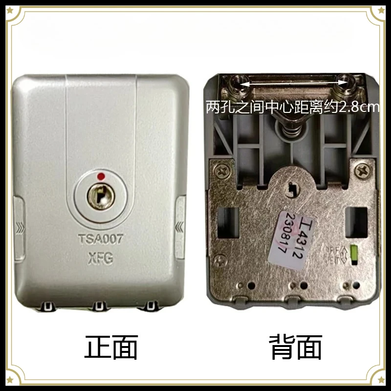Фото XFG2005 Прозрачный замок для багажа TSA007, замок с кодовым ключом XFG903, запасная часть для ремонта алюминиевой рамы. №1