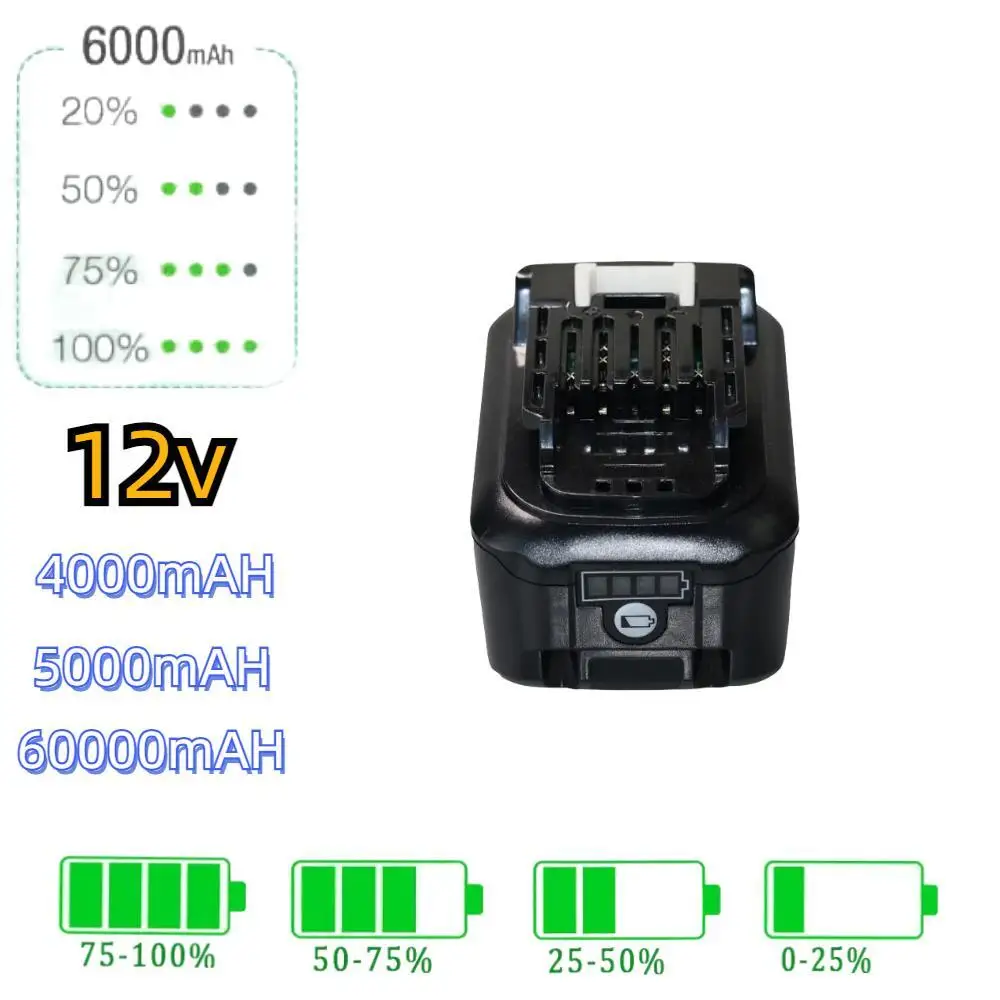 

Makita 12v Lithium Ion Battery 197390-1 BL1015 1973901 BL1021B BL1041B BL1015B BL1020B BL1040B 3000mAh Li-ion Battery