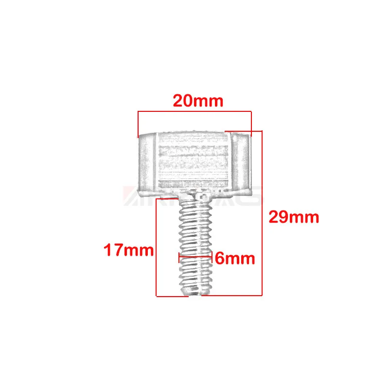 Motorcycle 1/4" Seat Cross Mount Screw Bolt For Harley Davidson Sportster Softail Dyna Wide Glide Roadking Streetbob Street Bob |