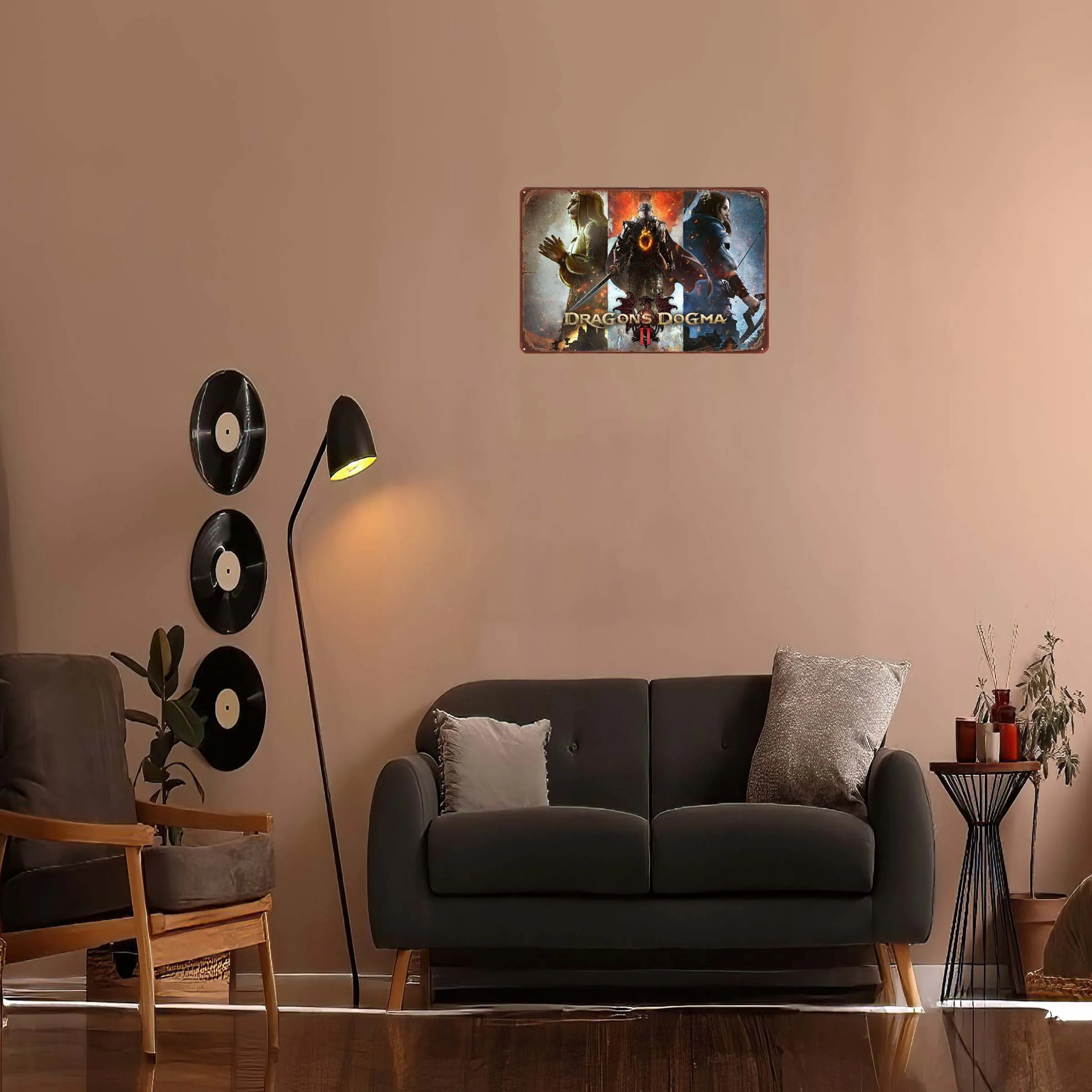 Драконы Dogma 2 постера винтажные металлические знаки для паба клуба кофе бара