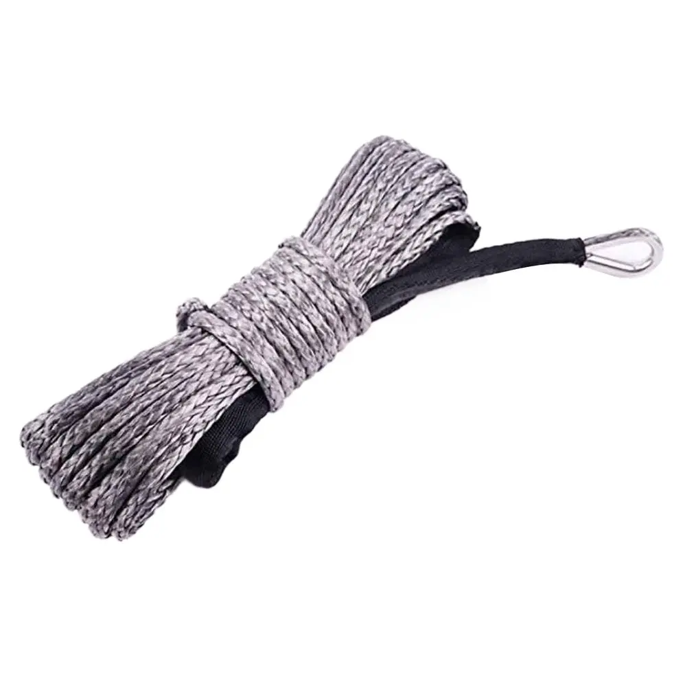 

7700 Lbs Electric Winch Rope Nylon Rope High Strength Fiber Rope 15m