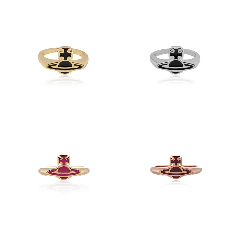 

Унисекс, для женщин и мужчин, черное, золото, серебро, медь, Сатурн, планеты, крест, кольцо для взрослых