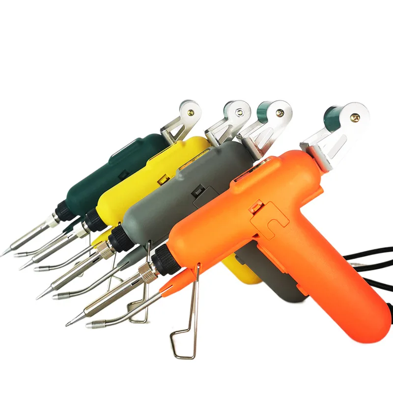 80WSend electric gun hand-held automatic soldering gun soldering iron soldering kit and internal rules welding tools solder wire