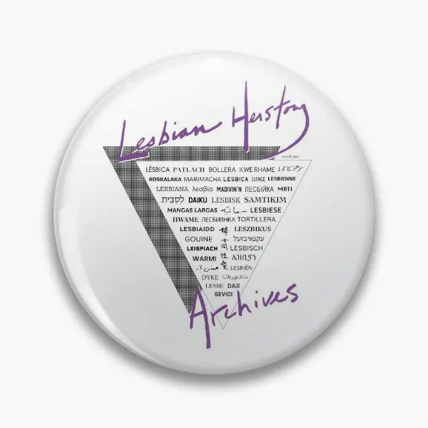 Lha треугольник с надписью лесбиянок в 40 л мягкая булавка на пуговицах шляпа для