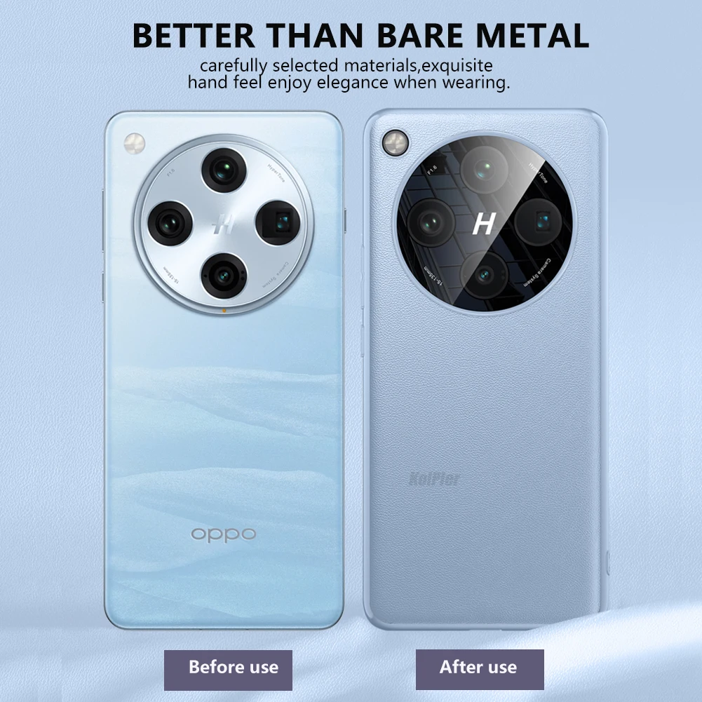 Чехол из искусственной кожи для OPPO FIND X8 PRO/FINDX8 противоударная задняя крышка