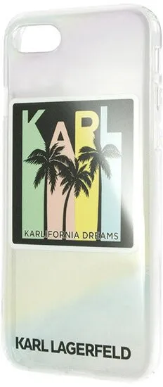 Чехол CG Mobile Karl Lagerfeld TPU Kalifornia Dreams Hard для iPhone 7/8/SE 2020 цвет Переливающийся - купить по