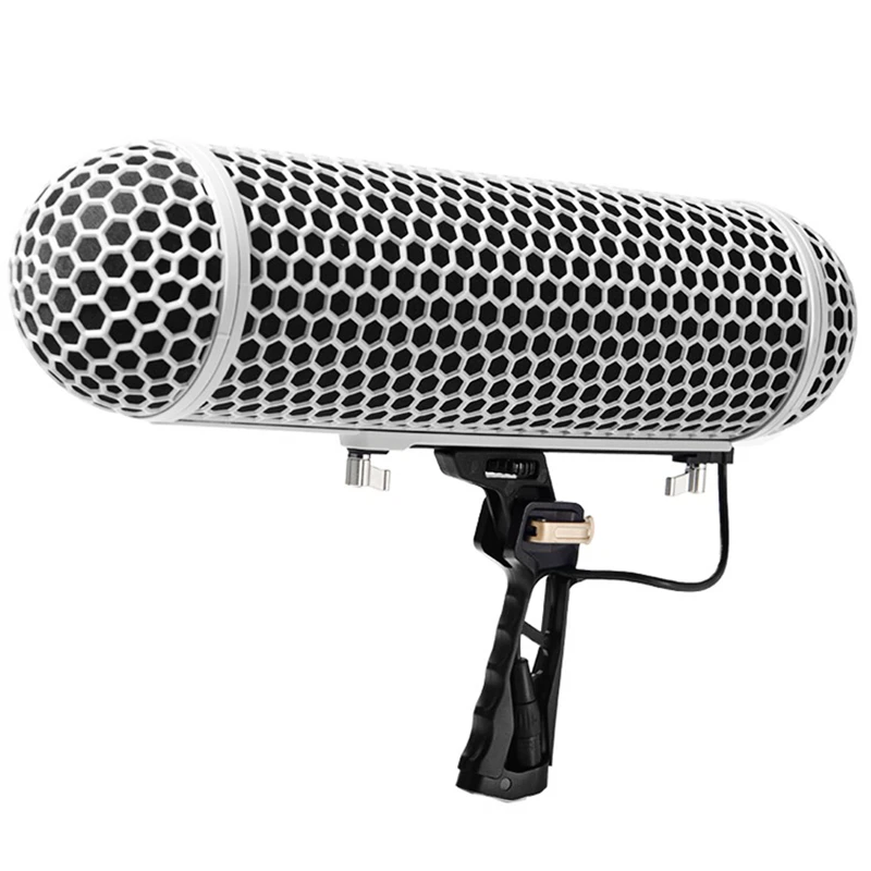 

Microphone Windshield Blimp Windscreen Style Protect Cage Rycote Shock Mount Suspension System for Rode NTG1 NTG2 NTG3 NTG4