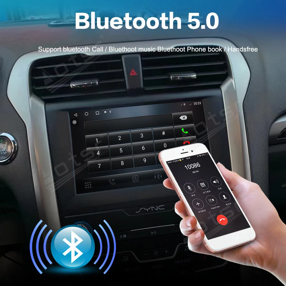 8 дюймов навигация 8-ядерный Carplay для Ford Mondeo 2013-2018 мультимедийный плеер Android 12 Авто