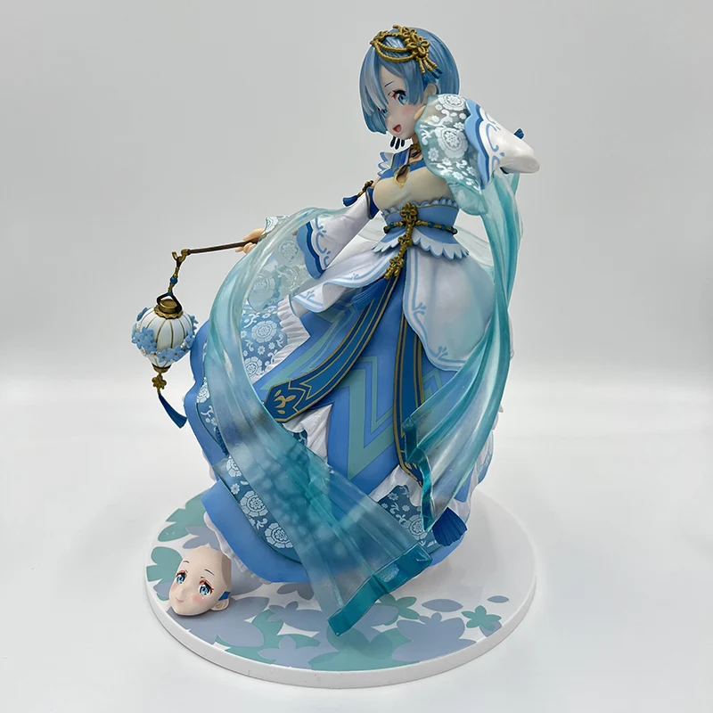 26 см Re:ZERO-start Life in other World Сексуальная Аниме Фигурка Rem Hanfu Ver. Рем Ram фигурка для
