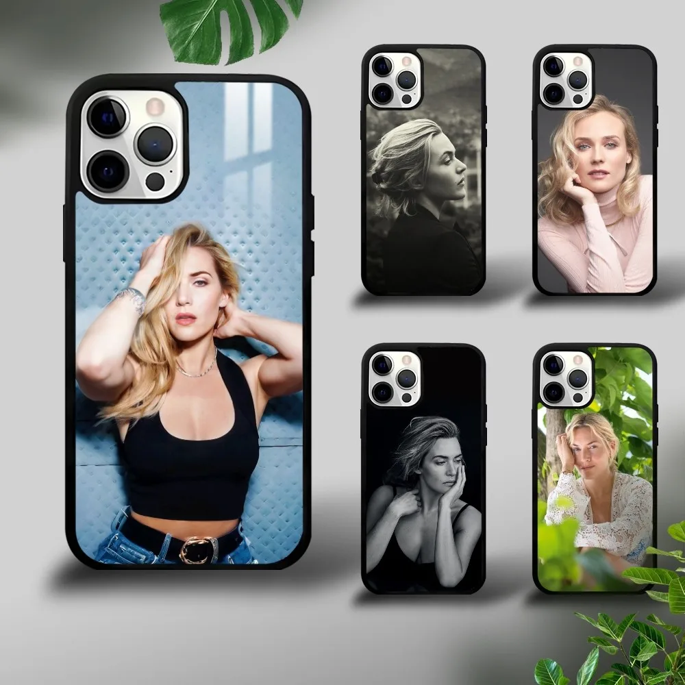 Чехол для телефона Актор K-Kate Winslet iPhone 16 15 14 13 12 11 Pro Xs Max Mini Plus Celulares Hard Funda