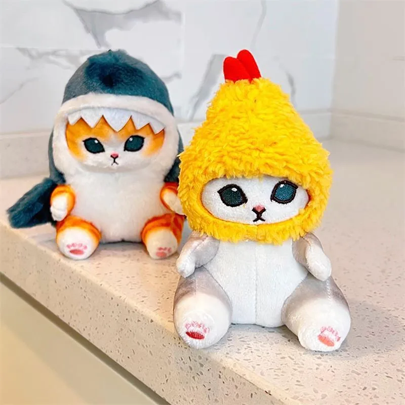 

Anime Hobby Fried Shrimp Shark Cat Cartoon Cute Plush Doll Pendant Bag Pendant Gift for Girlfriend Novel Toys For Children 2023