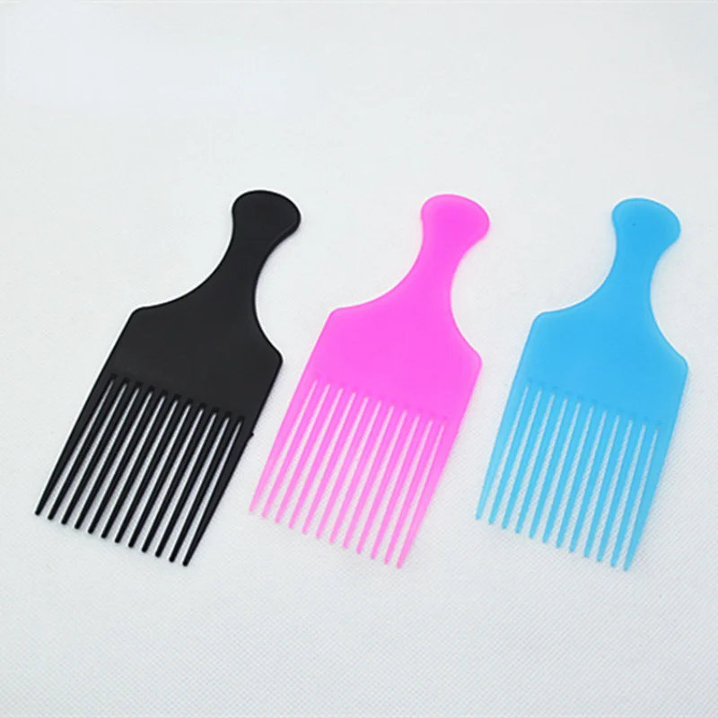 1 шт. широкозубная щетка расческа вилка для волос пластиковая зубная кудрявых
