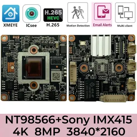 Плата модуля IMX415 + NT98566 8 МП 4K IP-камеры, 3840*2160 H.265