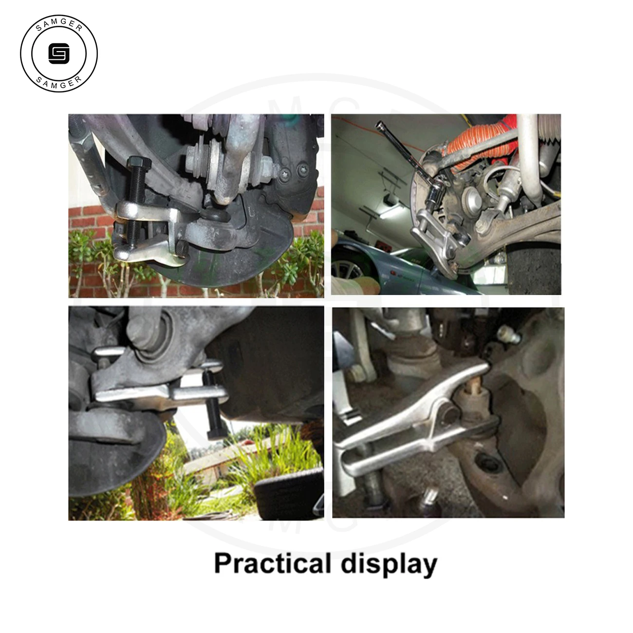 Samger 5Pcs Ball Joint Separator Arm Puller Remover Extractor Front Tie Rod/Pitman End Service Tool Kit Car Repair - купить по