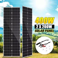 400W Solar Panel portable Dual 12/5V DC USB fast-charging waterproof emergency charging outdoor Battery Charger for Car Yacht RV